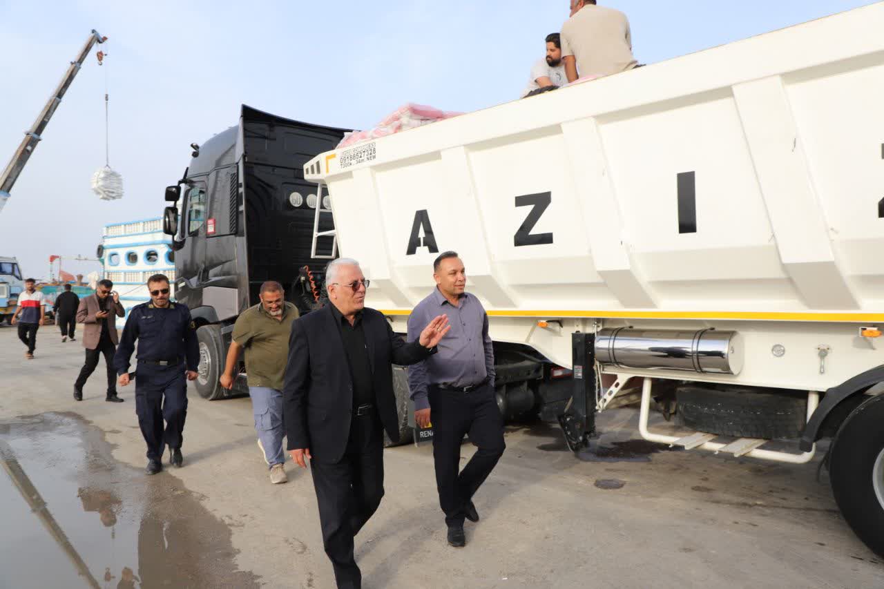 بازدید معاون استاندار خوزستان از بندر سجافی