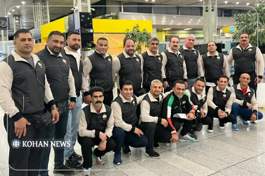 تیم ملی کشتی آزاد پیشکسوتان ایران راهی اردن شد