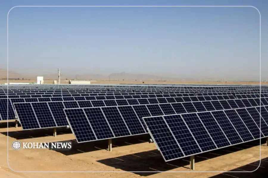 پیشرفت ۴۰ درصدی نیروگاه خورشیدی ۱۰ مگاواتی نهاوند