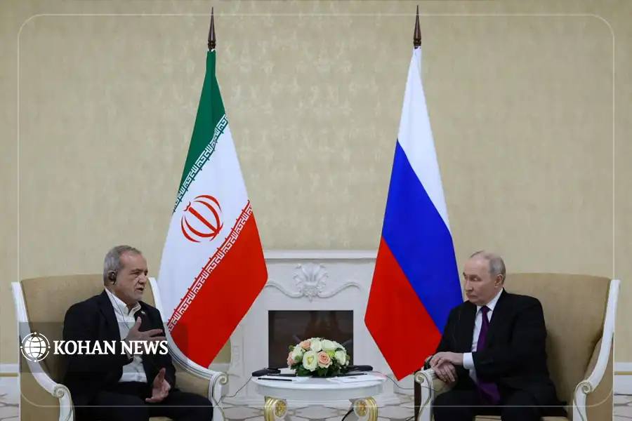 پزشکیان: روابط تهران و مسکو روزبه‌روز در حال گسترش است