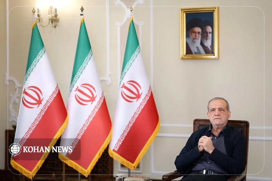 پزشکیان: با مردم باشیم، هیچ قدرتی نمی‌تواند ایران را زمین‌گیر کند