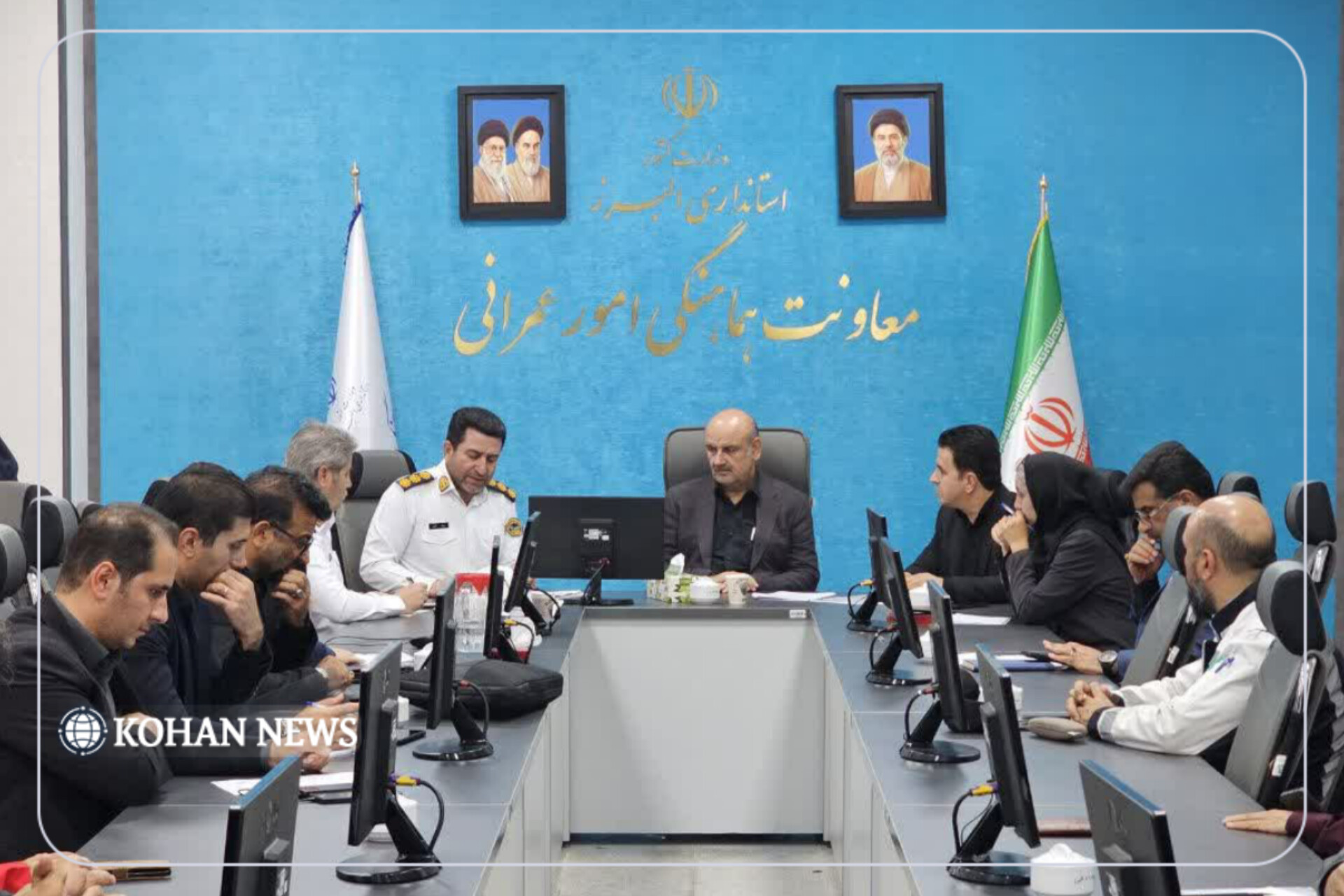 استان البرز برای خدمات‌رسانی به مراسم تشییع فرماندهان شهید آماده‌باش شد