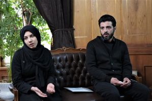 دیدار استاندار کرمانشاه با خانواده شهیده ملینا اسدی