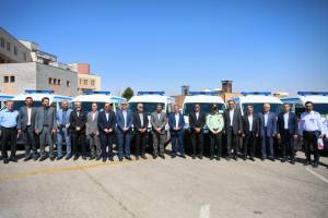 ۱۶ دستگاه آمبولانس جدید به ناوگان اورژانس همدان اضافه شد
